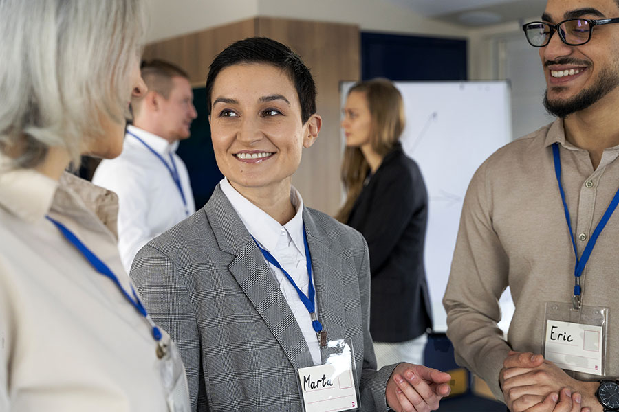 Uniforme pour un salon événementiel